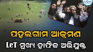 ପହଲଗାମ ଆକ୍ରମଣ: LeT ମୁଖ୍ୟ ହାଫିଜ ସୟିଦଙ୍କୁ ଅଭିଯୁକ୍ତ ଦର୍ଶାଇଲା NIA