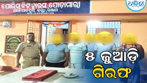 ଜୁଆଆଡ୍ଡାରେ ଚଢ଼ାଉ: ୫ ଜଣଙ୍କୁ ଗିରଫ କଲା ପୋଲିସ, ସୁଯୋଗ ନେଇ ଅନ୍ୟମାନେ…