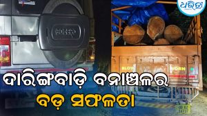 ଦାରିଙ୍ଗବାଡି ବନାଞ୍ଚଳକୁ ବଡ଼ ସଫଳତା, ମିଳିତ ଚଢ଼ାଉରେ ଶାଳ ଗଣ୍ଡି ଜବତ, ୪ ଗିରଫ, ଟ୍ରକ, ବୋଲେରୋ, ଜେସିବି ସହ ୨ ବାଇକ ଜବତ