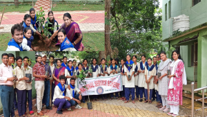 କଲେଜରେ ବନ ମହୋତ୍ସବ ପାଳିତ: ୧୦୦ ଔଷଧୀୟ ବୃକ୍ଷର ଚାରାରୋପଣ, ସାମିଲ ହେଲେ ଛାତ୍ରୀଛାତ୍ର