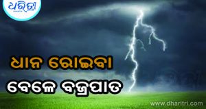 ଧାନ ରୋଇବା ବେଳେ ବଜ୍ରପାତ, ବିଲରେ ଘଟିଲା ଏମିତି…