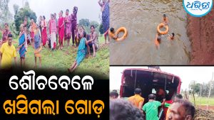 ଶୌଚ ହେବାକୁ ଯାଇଥିଲେ ଜନୁ: ତୁଠରେ ଖସିଗଲା ଗୋଡ଼, ଆଉ ତା’ପରେ…