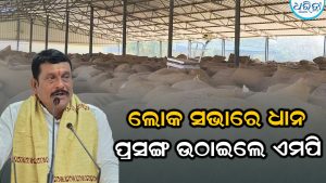 ଉଠୁନି ଚାଉଳ.. ଏବେଠୁ ଧାନ ବିକ୍ରି ଚିନ୍ତା, ଲୋକ ସଭାରେ ପ୍ରଶ୍ନ ଉଠାଇଲେ ବରଗଡ଼ ଏମପି