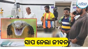 ଛେଳି ଚରାଇବାକୁ ଯାଇଥିବା ବେଳେ କାମୁଡ଼ି ଦେଲା ସାପ, ତାପରେ….