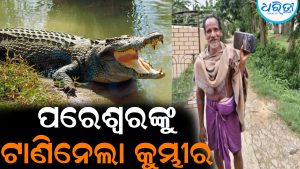 ଡଙ୍ଗା ଚଢୁଥିଲେ ପରେଶ୍ୱର,ଟାଣିନେଲା କୁମ୍ଭୀର: ଆଉ ତା’ପରେ ଘଟିଲା…