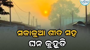 ଦାରିଙ୍ଗବାଡ଼ିରେ ବର୍ଷା ଛାଡ଼ିବା ପରେ ସକାଳୁଆ ଶୀତ ସହ ଘନ କୁହୁଡ଼ି