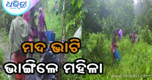 ତାତିଲେ ମହିଳା, ଭାଙ୍ଗିଲେ ମଦ ଭାଟି