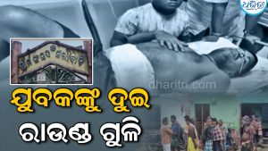 ଘର କାମ ସାରି ବାହାରେ ଥିବାବେଳେ ଯୁବକଙ୍କୁଦୁଇ ରାଉଣ୍ଡ ଗୁଳି