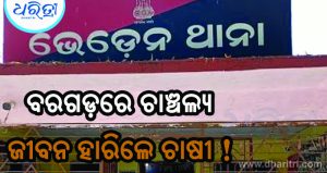 ଜମିକୁ ଯାଇ ଗଛରେ ଝୁଲି ପଡ଼ିଲେ ଚାଷୀ