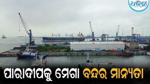 ପାରାଦୀପକୁ ମେଗା ବନ୍ଦର ମାନ୍ୟତା: ସାମୁଦ୍ରିକ ଅଭିଳାଷକୁ ମିଳିବ ଅଧିକ ପ୍ରୋତ୍ସାହନ