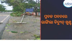 ଗଞ୍ଜାମରେ ଗଭୀର ଅବପାତର ପ୍ରଭାବ: NH-516A ରେ ଗଛ ପଡ଼ି ରାସ୍ତା ବନ୍ଦ