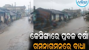 ଗାଁ ରାସ୍ତାରେ ଆଣ୍ଠୁଏ ପାଣି: କପା-ଧାନ ଚାଷ ନଷ୍ଟ ଆଶଙ୍କା