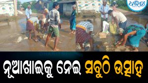 ଆସନ୍ତାକାଲି ନୂଆଖାଇ: ପୂଜା ପାଇଁ ଘର ଘର ବୁଲି ଚାଉଳ ସଂଗ୍ରହ