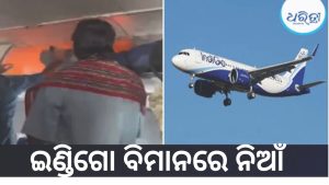 ଯାତ୍ରୀ ଛାନିଆ! ମଝି ଆକାଶରେ ଇଣ୍ଡିଗୋ ବିମାନରେ ଲାଗିଗଲା ନିଆଁ, ଓଭରହେଡ୍‌ କ୍ୟାବିନ୍‌ରେ ଜଳିଲା…..