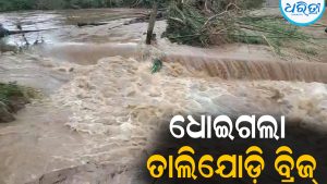 ଧୋଇଗଲା ତାଲିଯୋଡ଼ି ବ୍ରିଜ୍‌: ୩ ଗାଁ ସହ ଯୋଗାଯୋଗ ବିଚ୍ଛିନ୍ନ